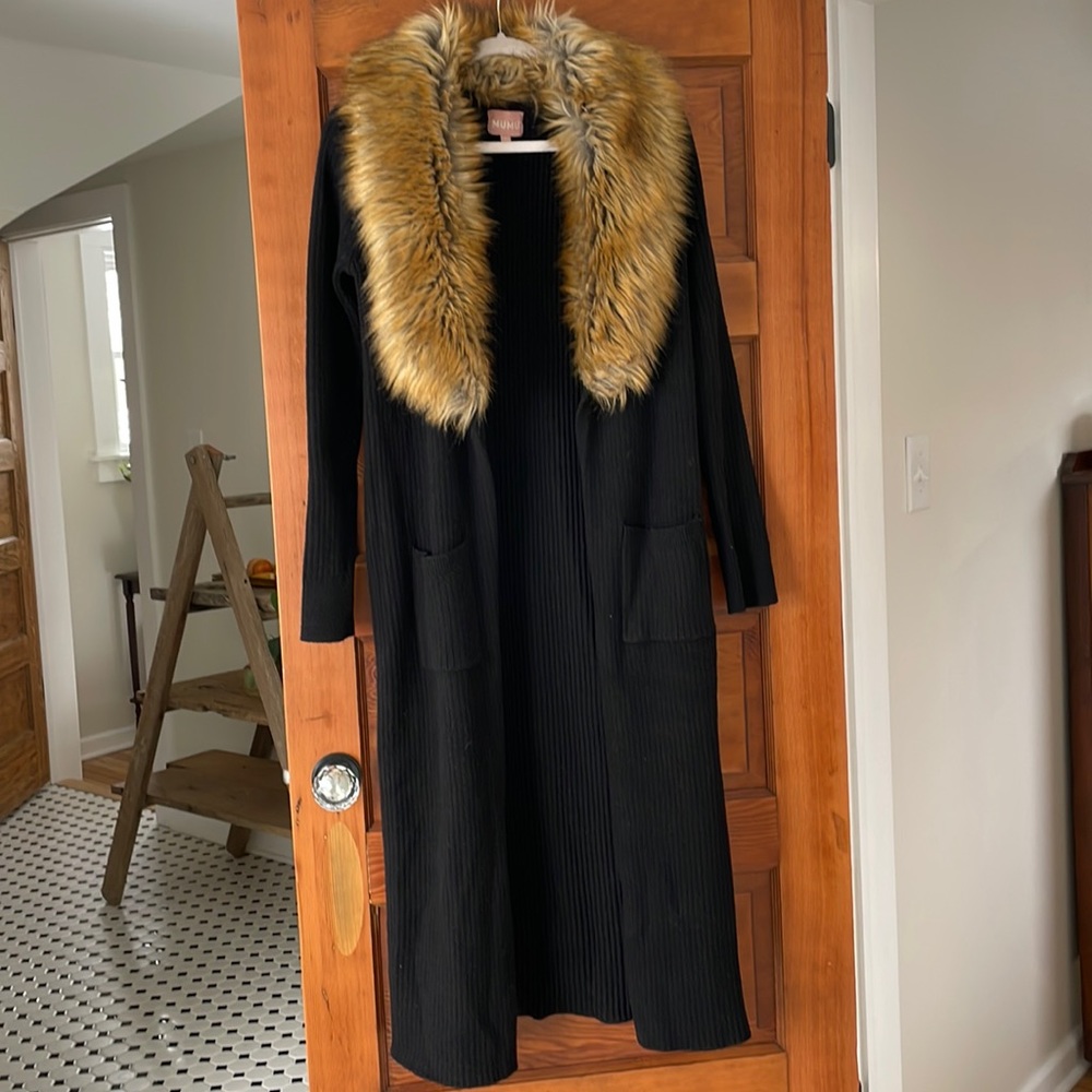 Show Me Your MuMu Lombardi faux fur cardigan
